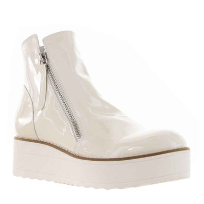 TOP END NENE IVORY PATENT - Women Boots - Collective Shoes 