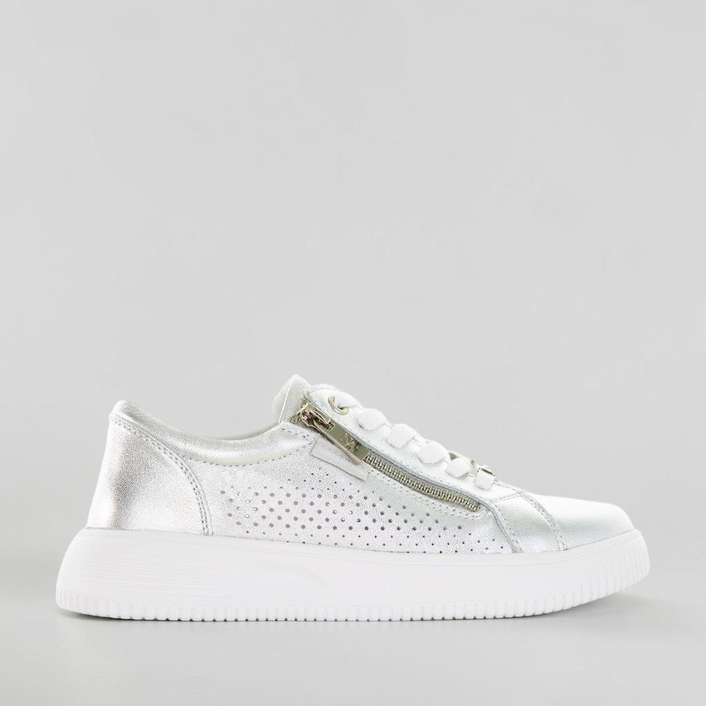 NAKED ARCHES NOBLE 02 SILVER - Women Sneakers - Collective Shoes 