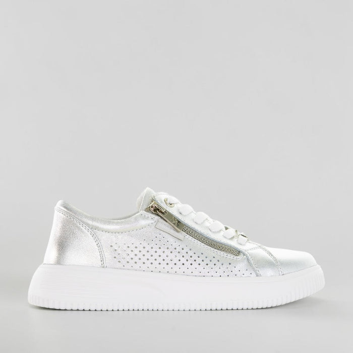 NAKED ARCHES NOBLE 02 SILVER - Women Sneakers - Collective Shoes 