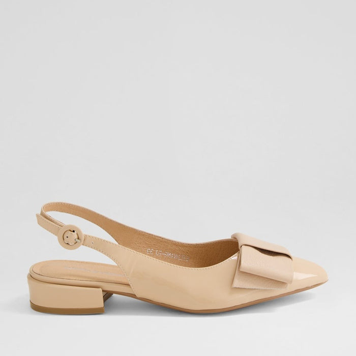 DJANGO & JULIETTE EVENNING NUDE PATENT - Women Sandals - Collective Shoes 