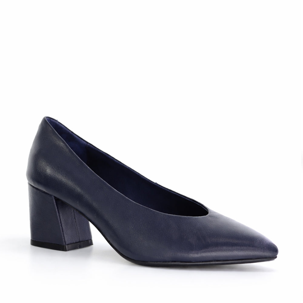 DJANGO & JULIETTE MORIEL NAVY - Women Heels - Collective Shoes 