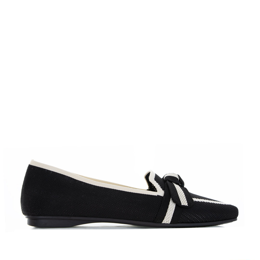 LE SANSA OLA BLACK/CREAM - Women Loafers - Collective Shoes 