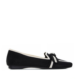 LE SANSA OLA BLACK/CREAM - Women Loafers - Collective Shoes 