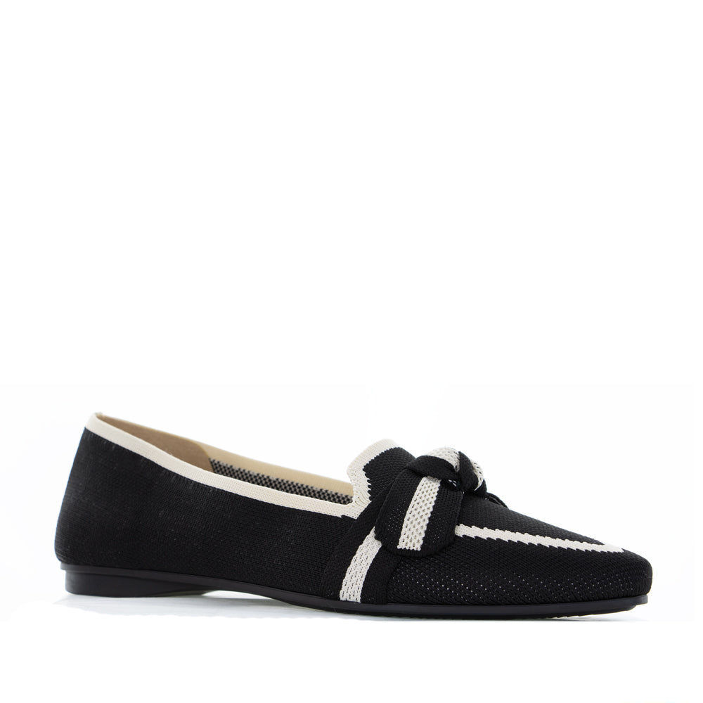 LE SANSA OLA BLACK/CREAM - Women Loafers - Collective Shoes 