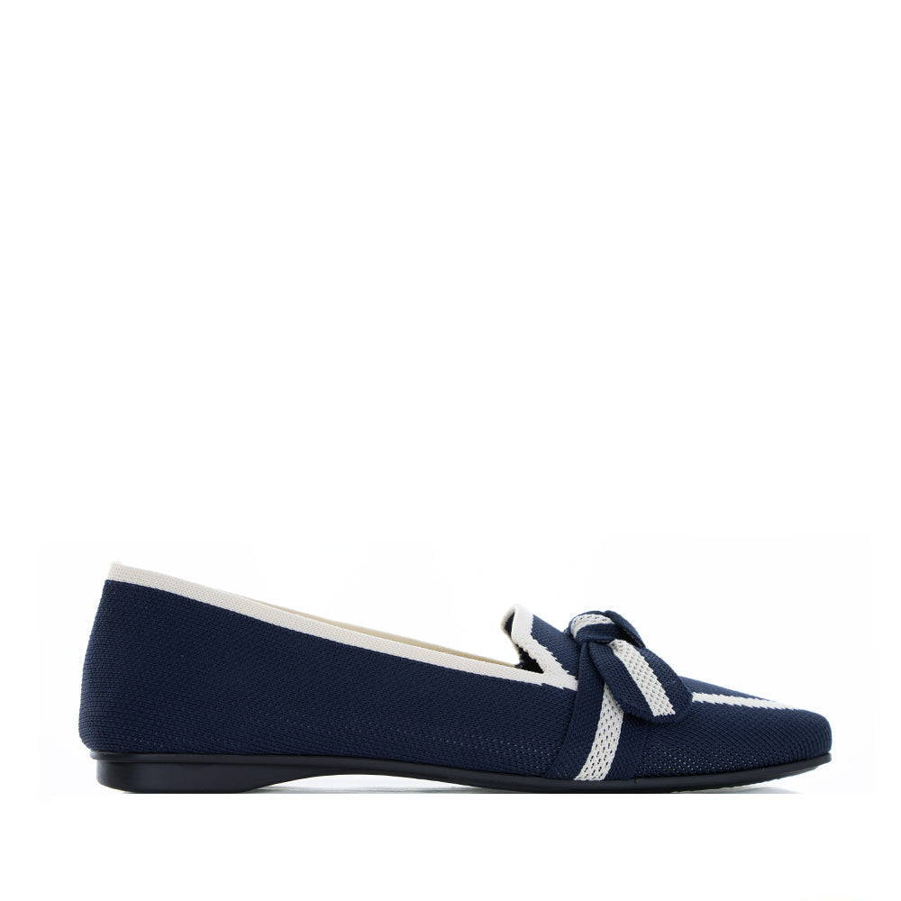 LE SANSA OLA NAVY/CREAM - Women Loafers - Collective Shoes 