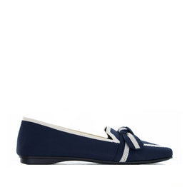 LE SANSA OLA NAVY/CREAM - Women Loafers - Collective Shoes 
