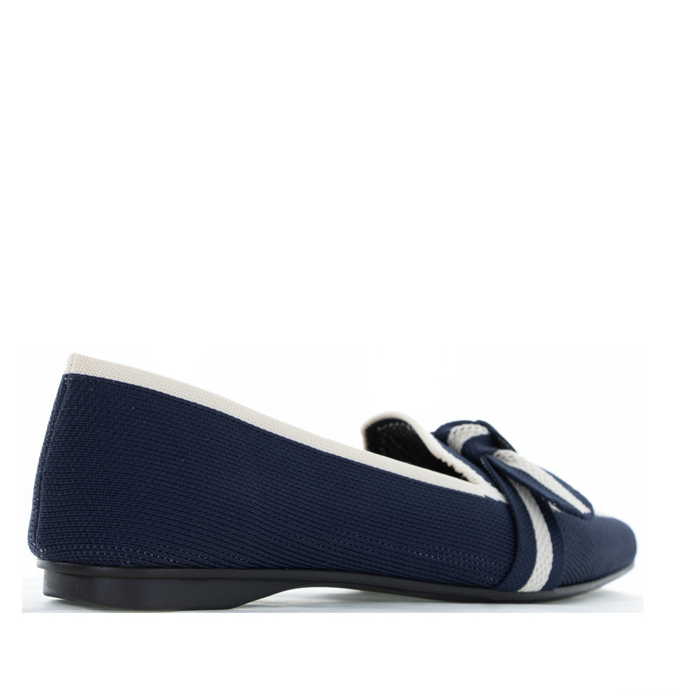 LE SANSA OLA NAVY/CREAM - Women Loafers - Collective Shoes 