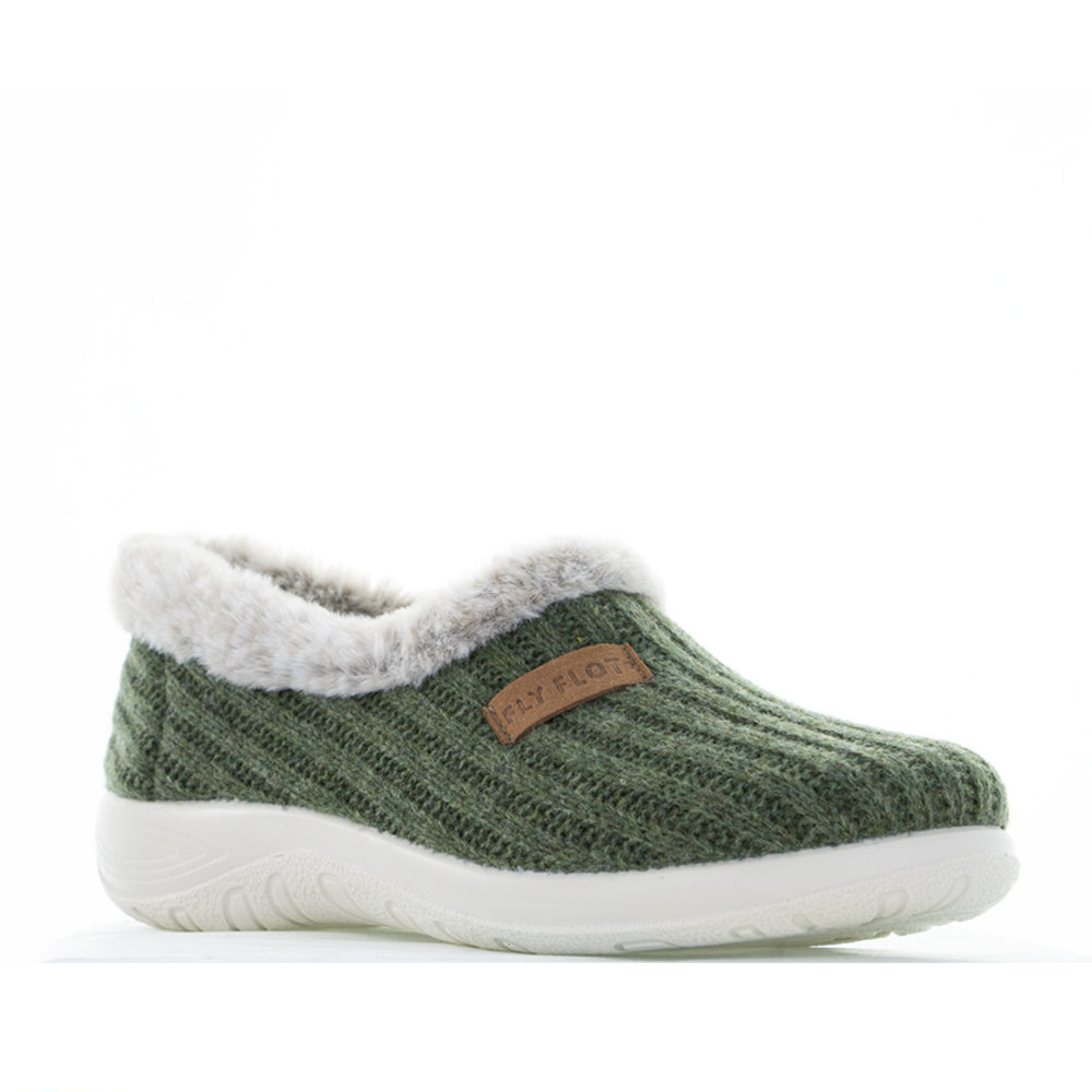 FLY FLOT P5X62 VERDE - Women slippers - Collective Shoes 