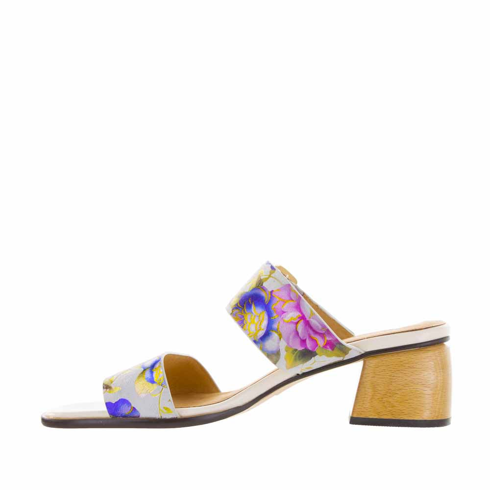 Bresley Paden White Garden - Women Heels - Collective Shoes 