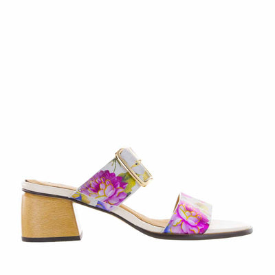 Bresley Paden White Garden - Women Heels - Collective Shoes 
