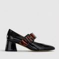 Load image into Gallery viewer, BRESLEY PAGODA BLACK PAT - Women Sandals - Collective Shoes 
