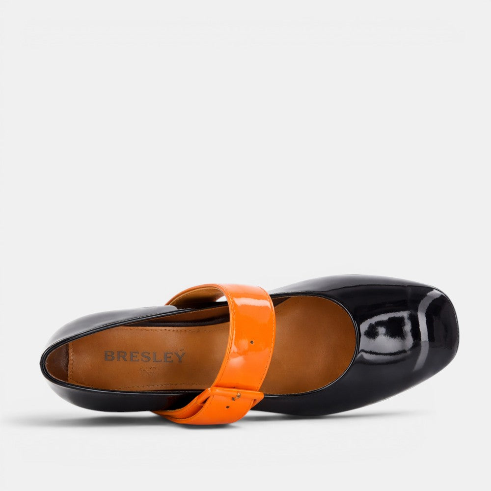 BRESLEY PAGODA NAVY ORANGE PAT