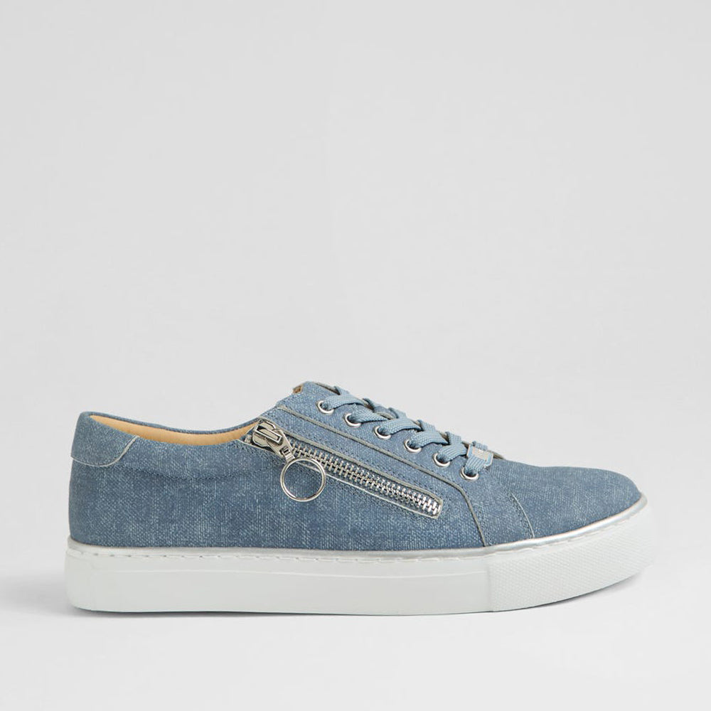 ZIERA PAMELA BLUE DENIM - Women sneakers - Collective Shoes 