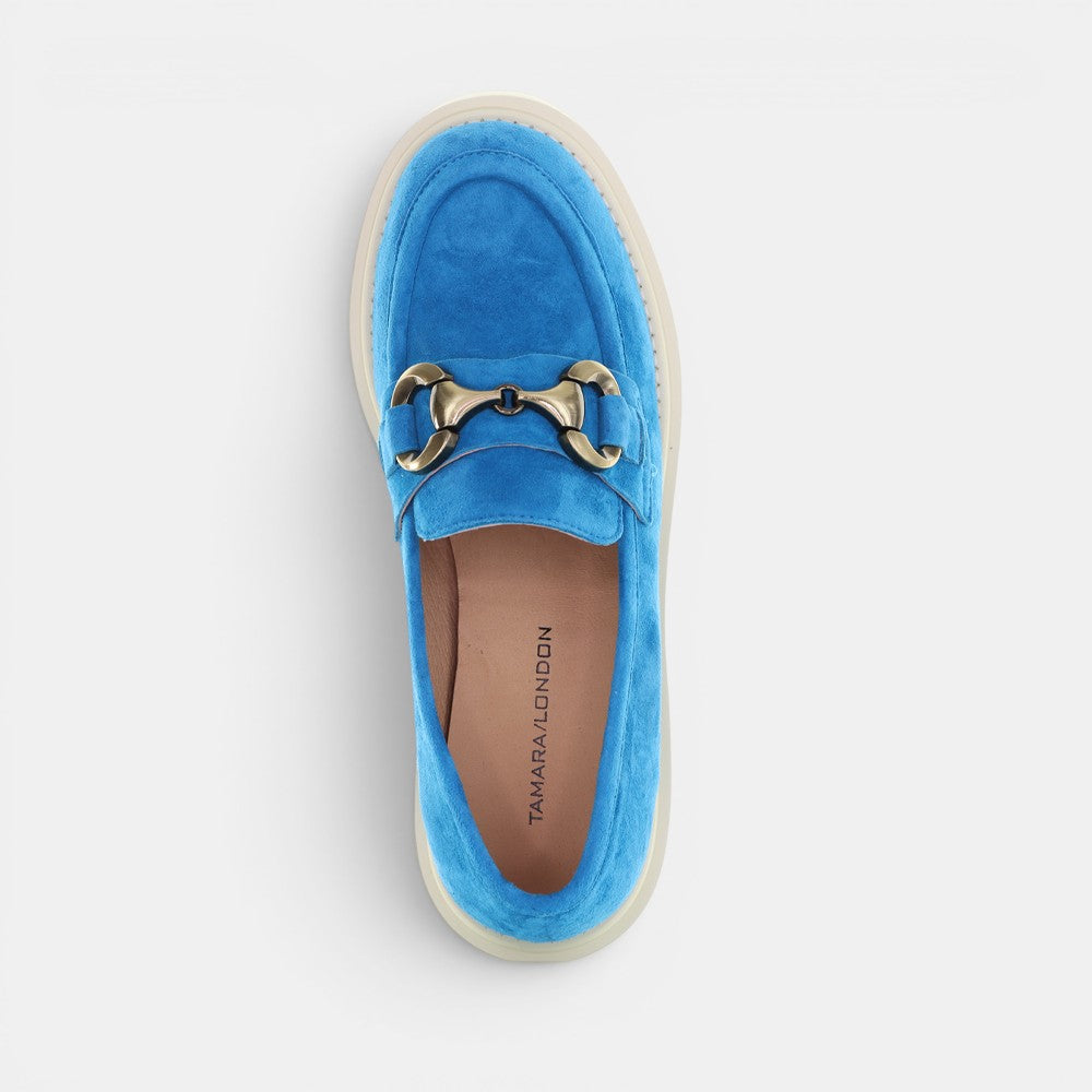 TAMARA LONDON PARGO TEAL SUEDE