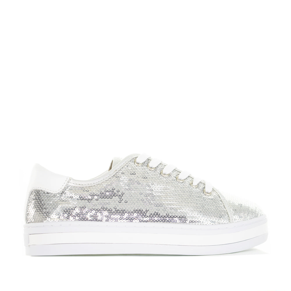 ALFIE & EVIE PEPSI SILVER - Women sneakers - Collective Shoes 