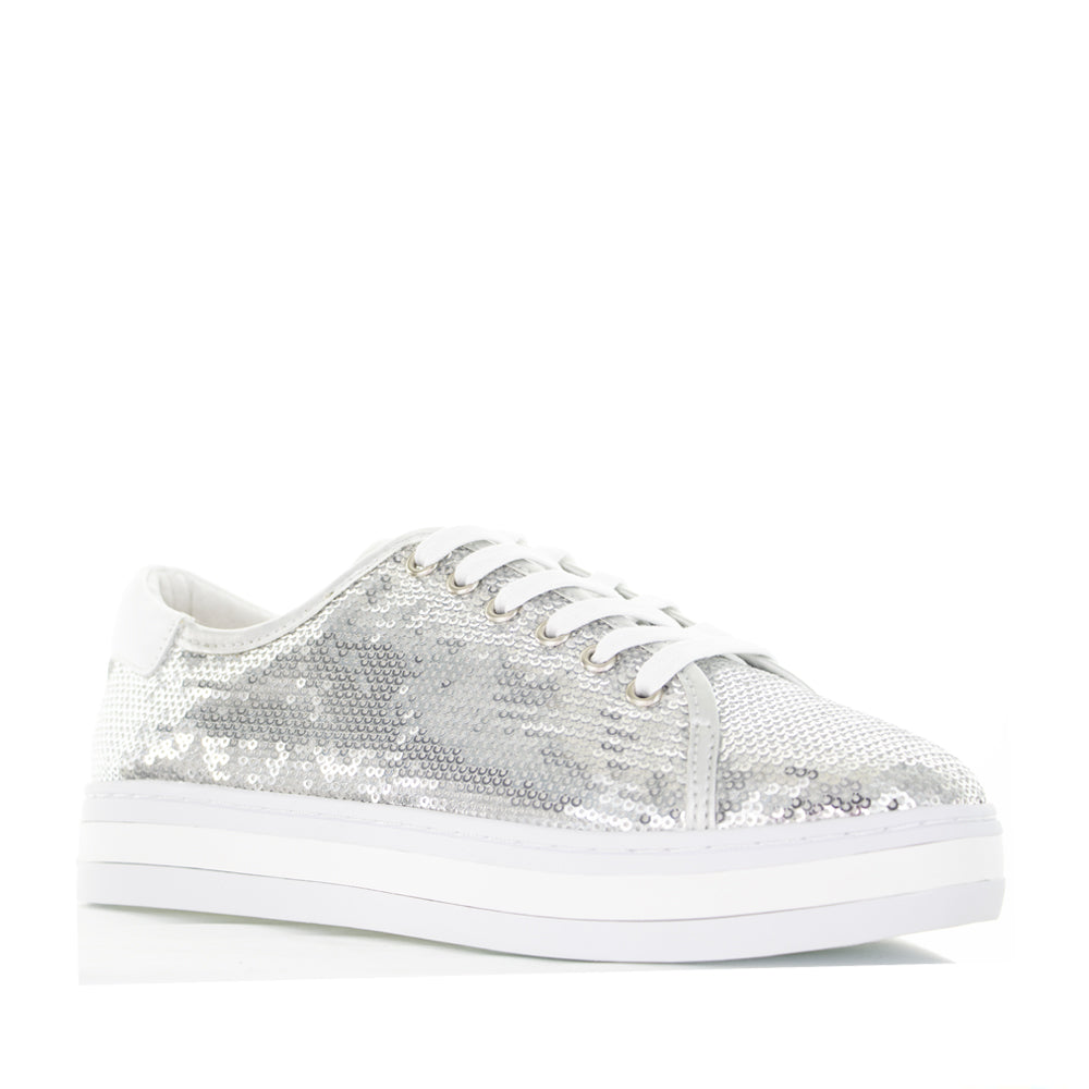 ALFIE & EVIE PEPSI SILVER - Women sneakers - Collective Shoes 