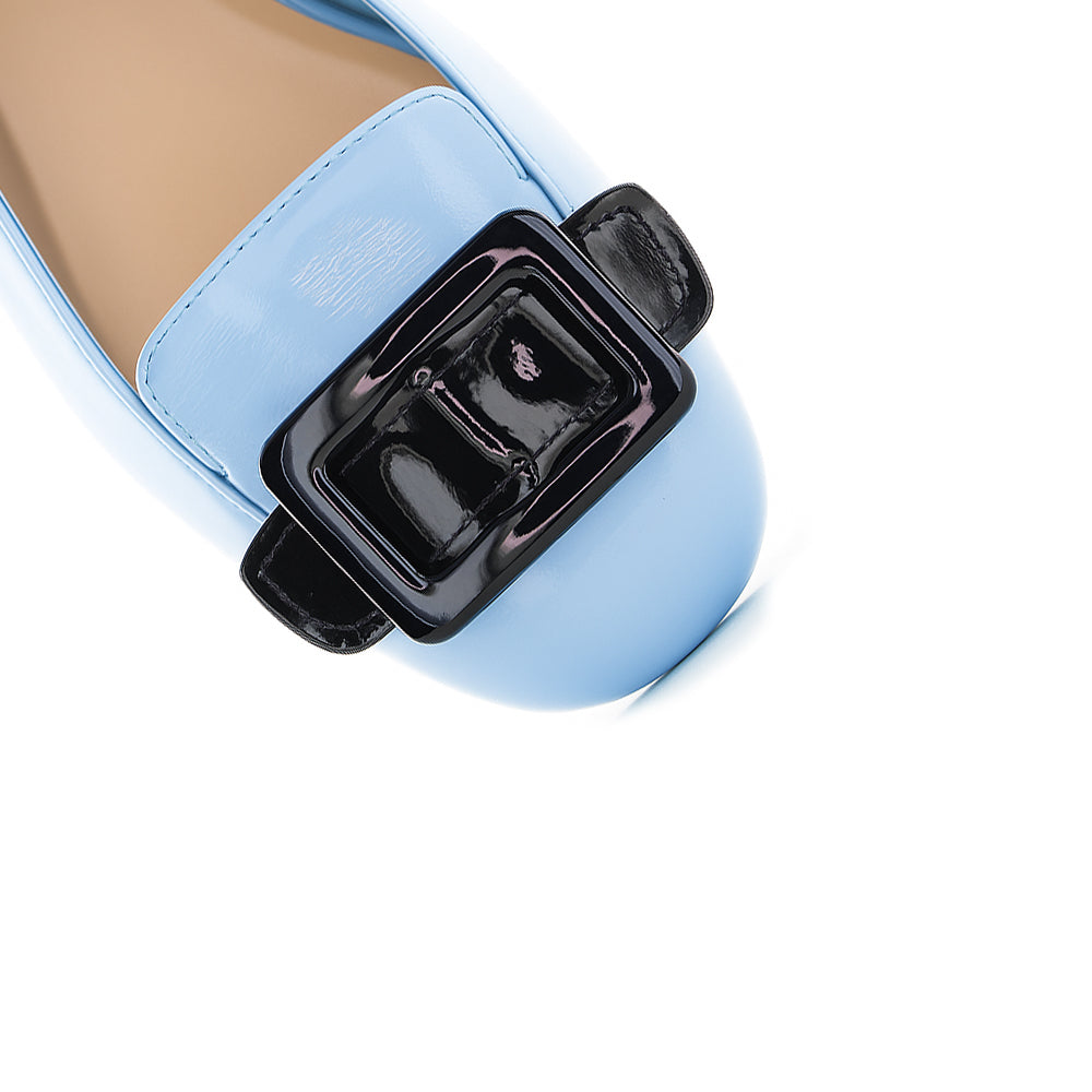 BRESLEY PHOBIA PALE BLUE PAT - Women Sandals - Collective Shoes 