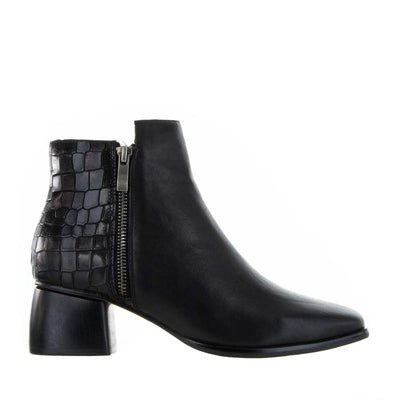 BRESLEY PIPPY BLACK MIX - Women Boots - Collective Shoes 