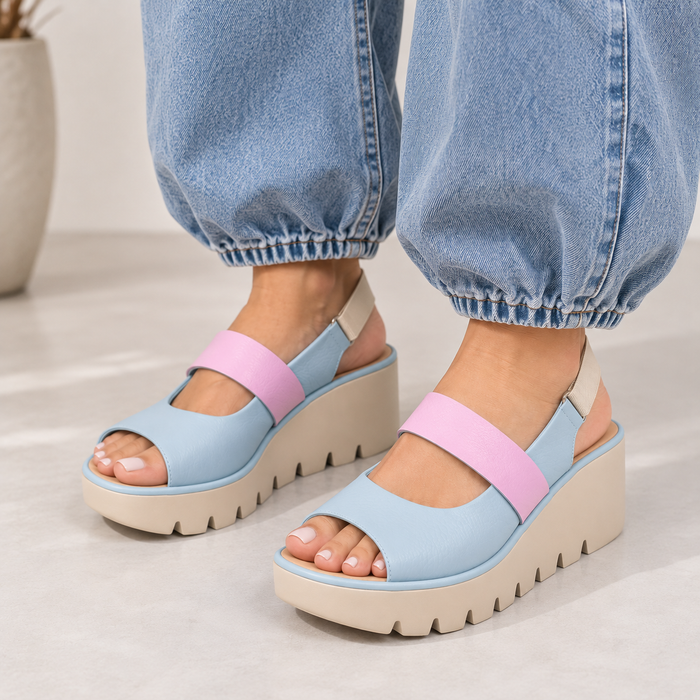 BRESLEY POLLEN DUCK / LILAC - Women Sandals - Collective Shoes 