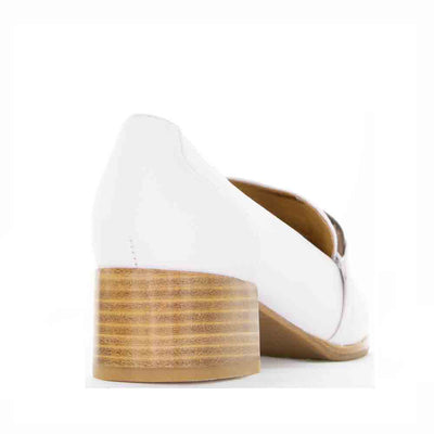 BRESLEY POSTAL WHITE - Women Loafers - Collective Shoes 