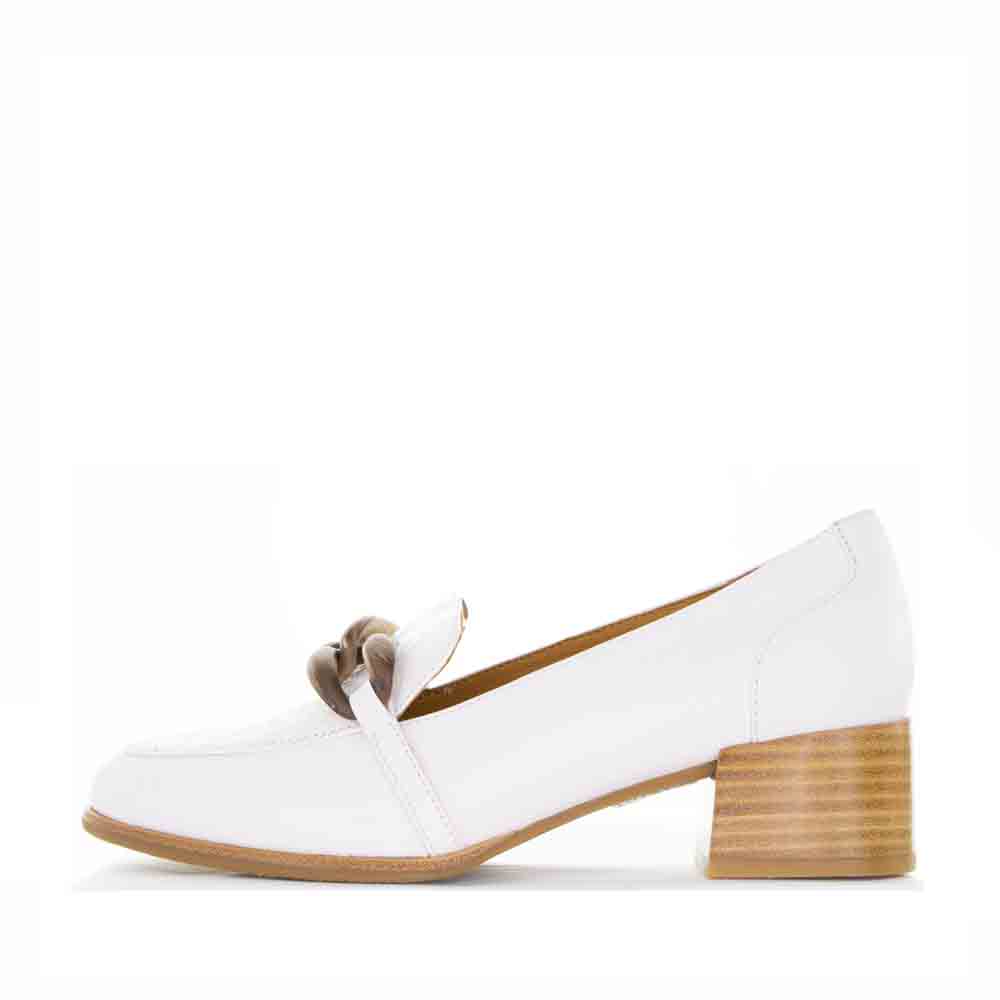 BRESLEY POSTAL WHITE - Women Loafers - Collective Shoes 