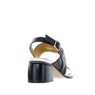 Bresley Pozzie Black White - Women Sandals - Collective Shoes 