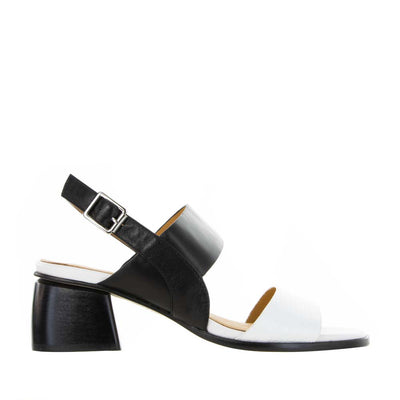 Bresley Pozzie Black White - Women Sandals - Collective Shoes 