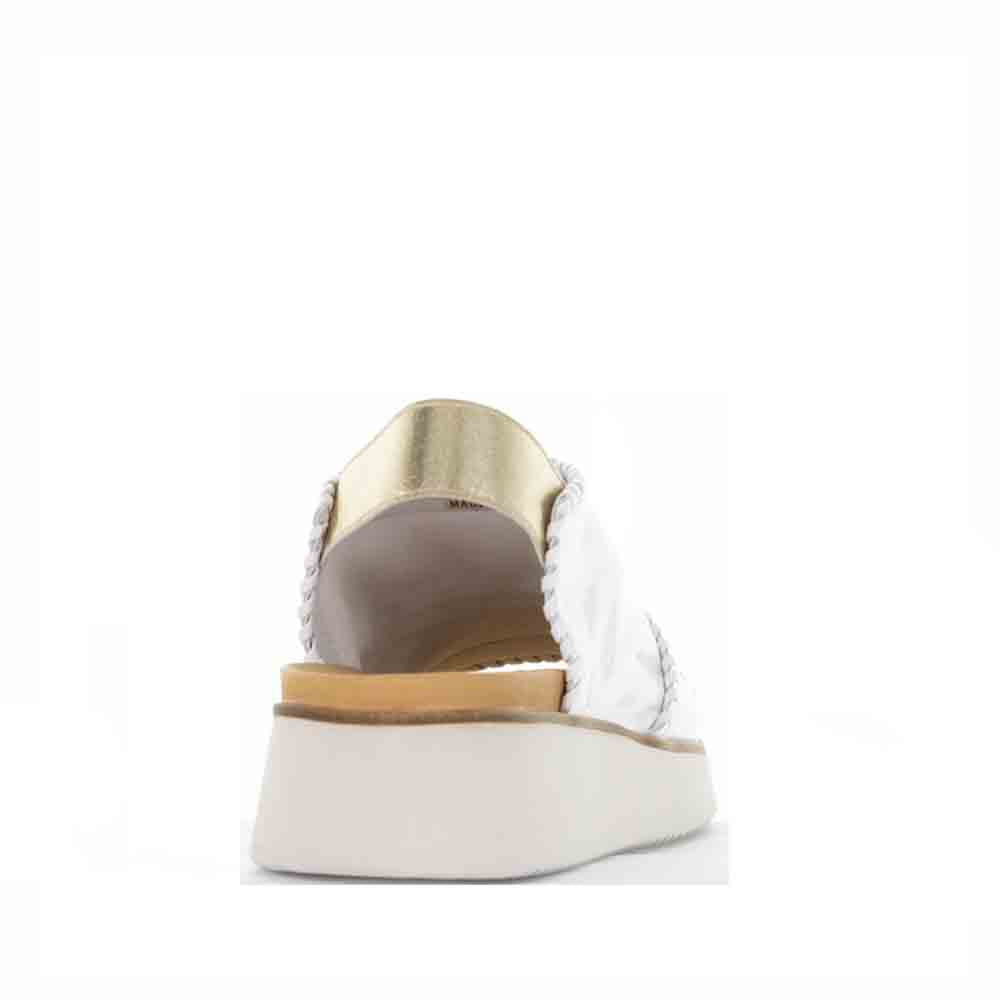 BRESLEY PRAXIS WHITE PAT - Women Sandals - Collective Shoes 