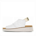 Load image into Gallery viewer, BRESLEY PRAXIS WHITE PAT - Women Sandals - Collective Shoes 
