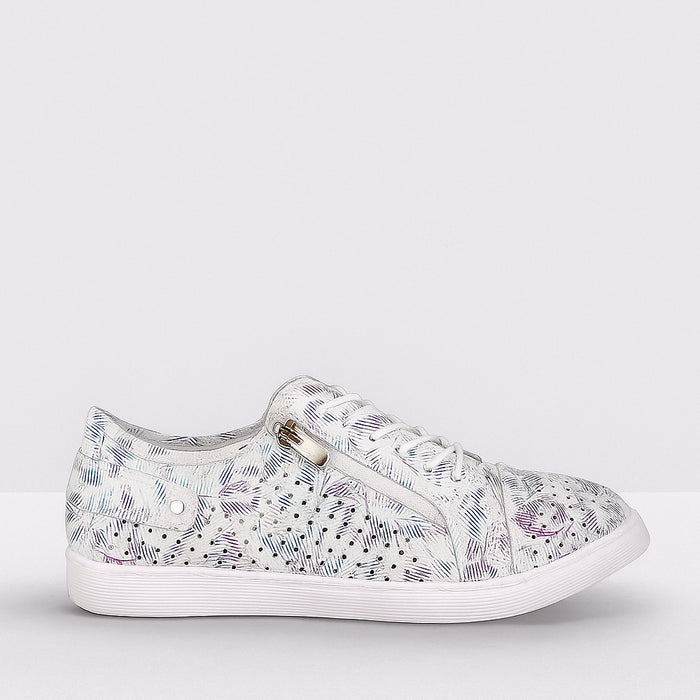 CABELLO EG17 WHITE FLORAL PRINT - Women sneakers - Collective Shoes 