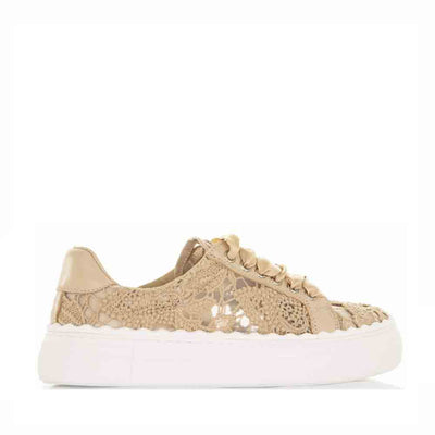 LESANSA QUINN BEIGE - Women sneakers - Collective Shoes 