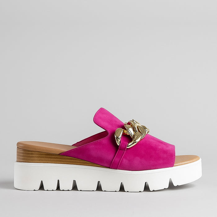 Django & Juliette Rablise Fushsia - Women Wedge - Collective Shoes 