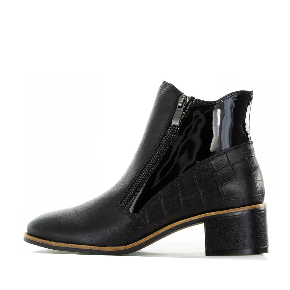 LESANSA REFINE BLACK - Women Boots - Collective Shoes 
