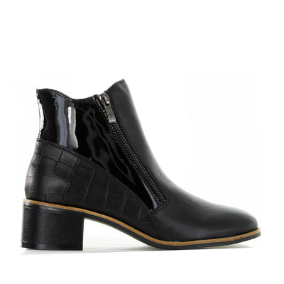 LESANSA REFINE BLACK - Women Boots - Collective Shoes 