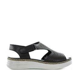 CABELLO REMY BLACK - Women Sandals - Collective Shoes 