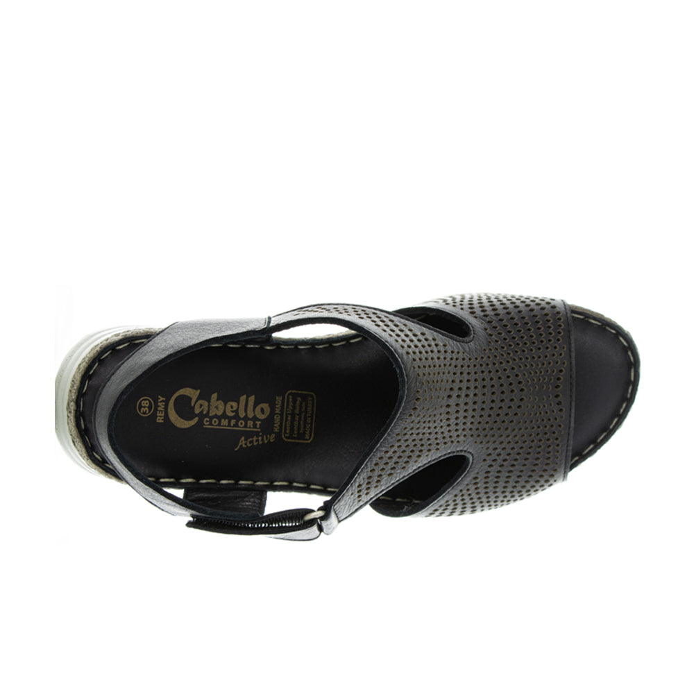 CABELLO REMY BLACK - Women Sandals - Collective Shoes 
