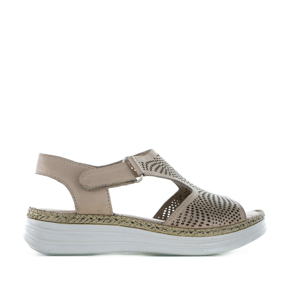CABELLO REMY TAUPE - Women Sandals - Collective Shoes 