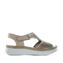 CABELLO REMY TAUPE - Women Sandals - Collective Shoes 