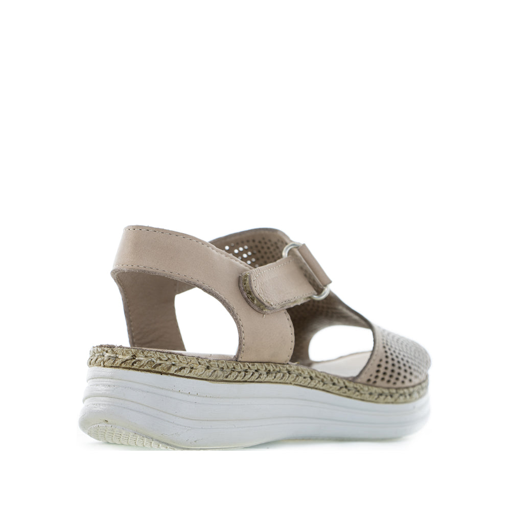 CABELLO REMY TAUPE - Women Sandals - Collective Shoes 