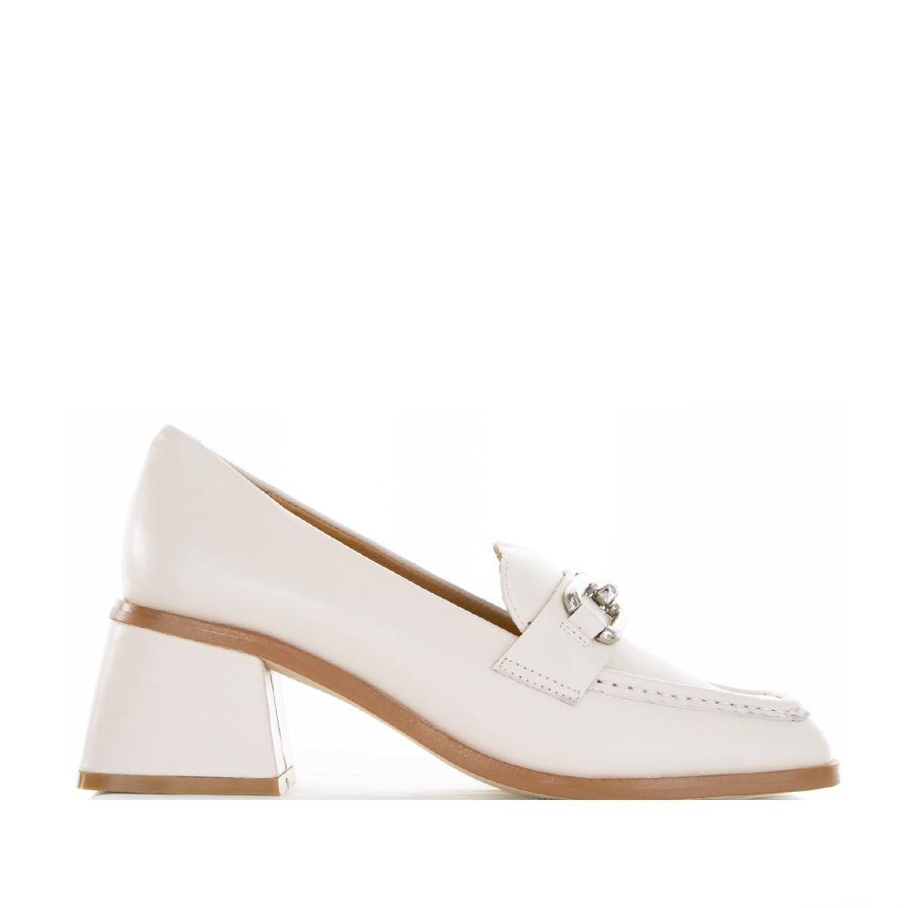 BELLE SCARPE RHIOTT BONE - Women Loafers - Collective Shoes 