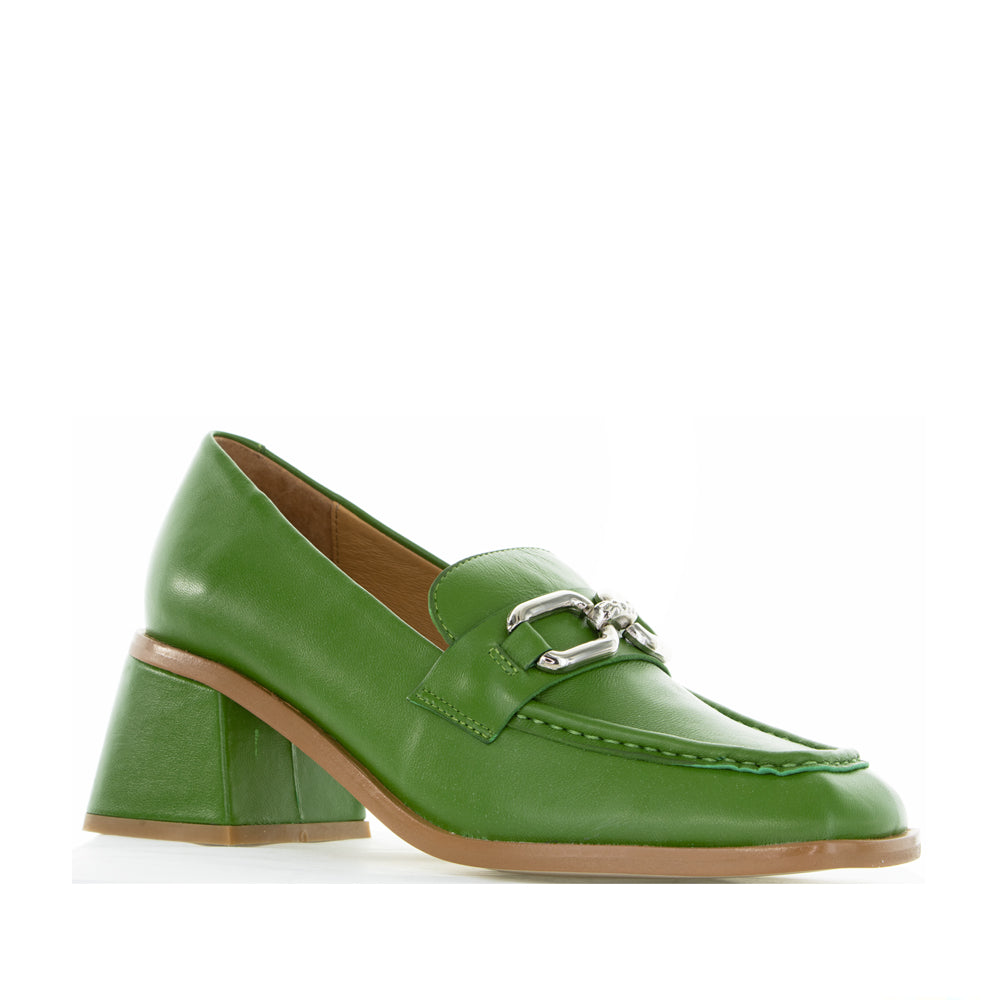 BELLE SCARPE RHIOTT GREEN - Women Loafers - Collective Shoes 