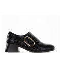 Load image into Gallery viewer, LE SANSA RICE BLACK CROC - Women Loafers - Collective Shoes 
