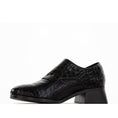 Load image into Gallery viewer, LE SANSA RICE BLACK CROC - Women Loafers - Collective Shoes 
