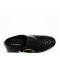 Load image into Gallery viewer, LE SANSA RICE BLACK CROC - Women Loafers - Collective Shoes 

