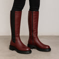 Load image into Gallery viewer, LE SANSA RILEY BORDO - Women High Boots - Collective Shoes 

