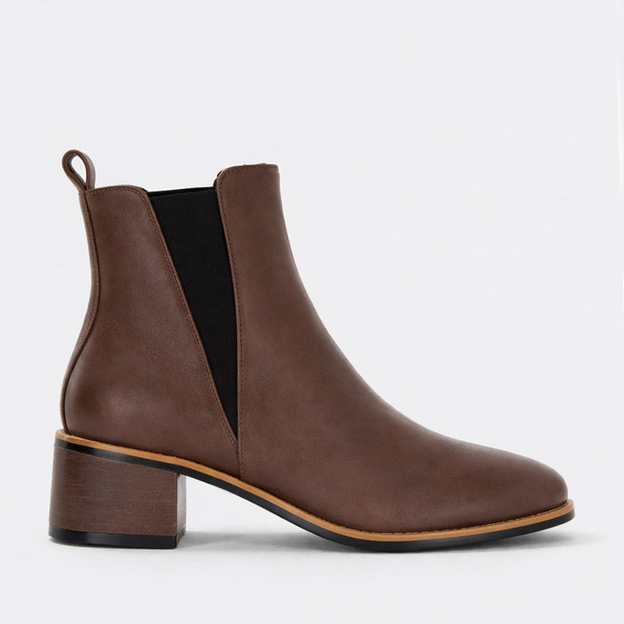 LE SANSA RING CHOCOLATE - Women Boots - Collective Shoes 