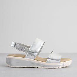 NAKED ARCHES HANZA SILVER - Women Sandals - Collective Shoes 