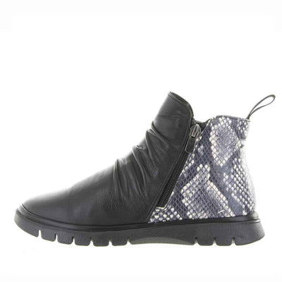 LESANSA RUBEL BLACK PRINT - Women Boots - Collective Shoes 