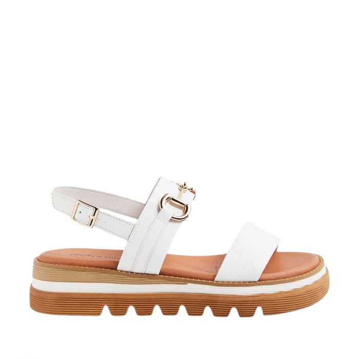DJANGO & JULIETTE SABRI WHITE - Women Sandals - Collective Shoes 