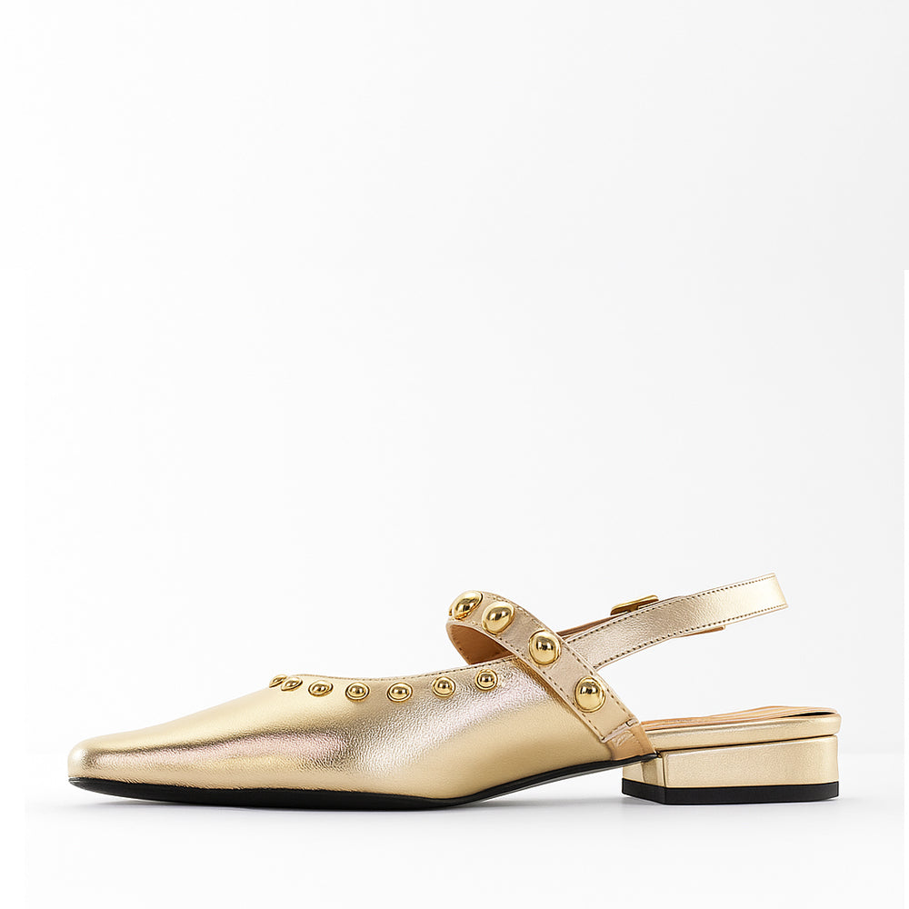 BRESLEY SABUR GOLD - Women Sandals - Collective Shoes 